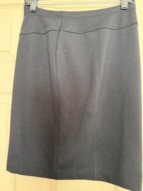 Ellen Tracy Black A-Line Knit Skirt